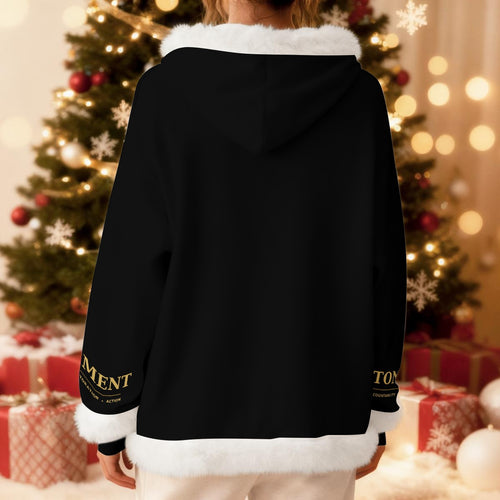 ATONEMENT™ Women's Fleece Hoodie with Decorative Trim